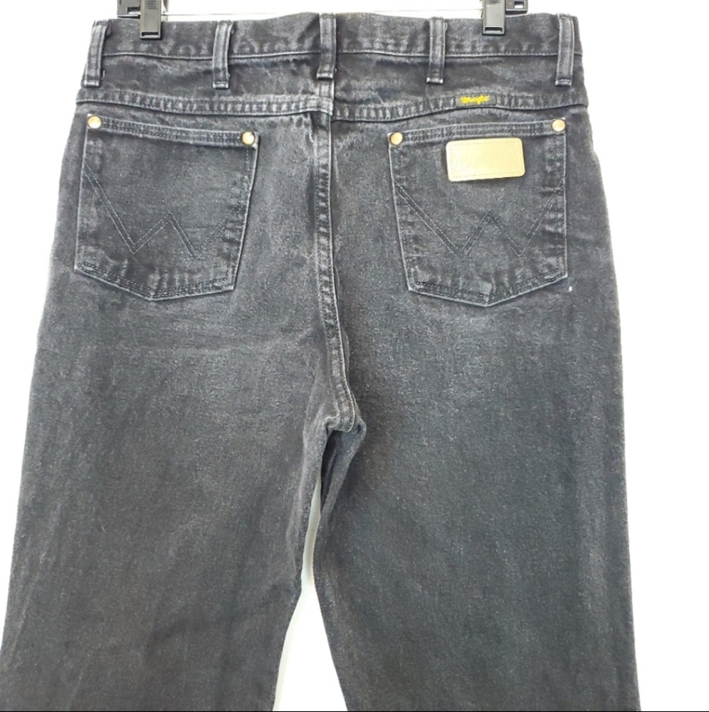 Wrangler Tall High Rise Mom Black Jean 34